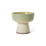 HK Living 70s CERAMICS Tapas schaal op voet, Slush