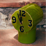 HK Living Retro ceramic clock olive
