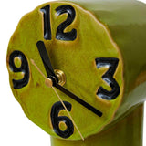 HK Living Retro ceramic clock olive