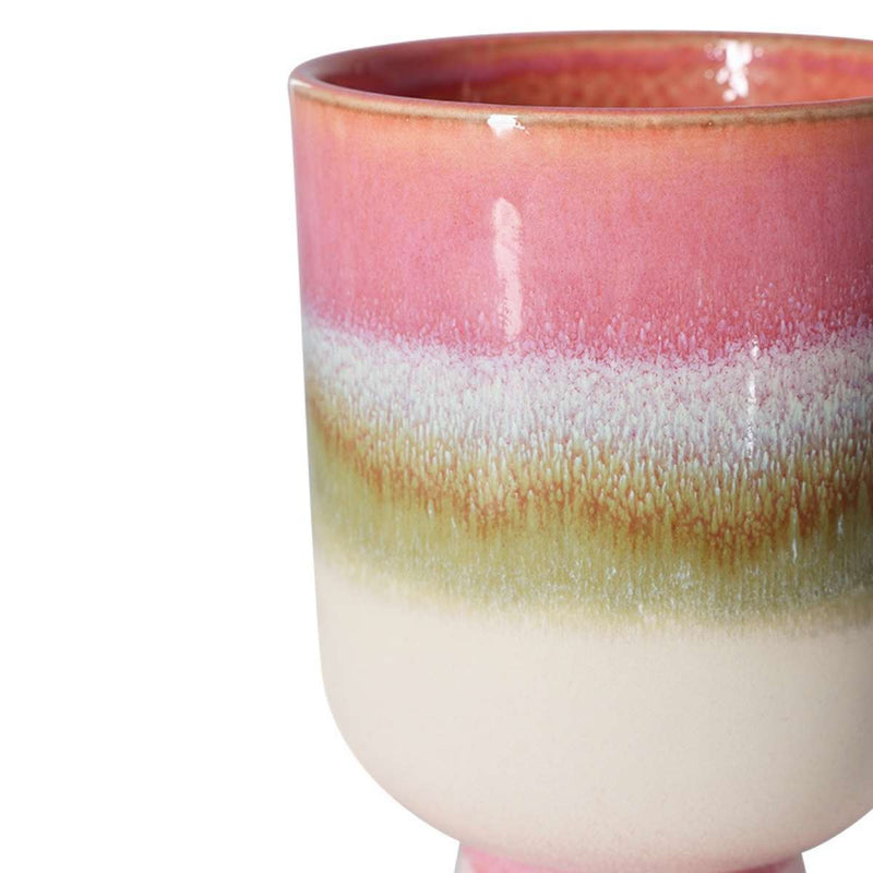 HK Living Retro Keramische Bloempot, Rosefield