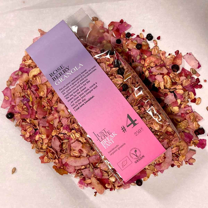 I Just Love Breakfast Granola #4, Rose Berry 250g