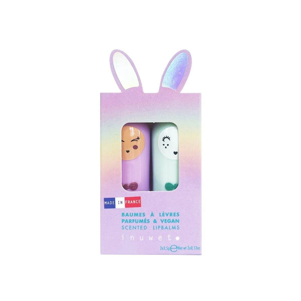 Inuwet Geschenkset met 2 Geurende Lippenbalsems, Hélène