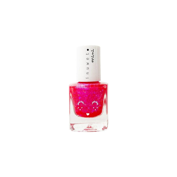 Inuwet Kindernagellak op waterbasis met Aardbei geur, Fuchsia