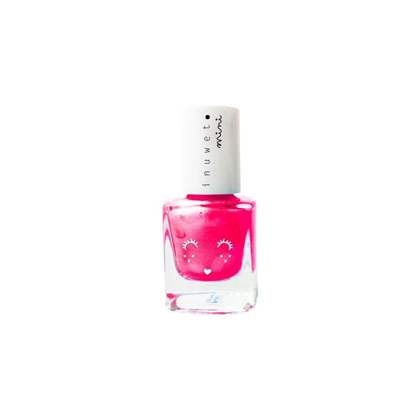 Inuwet Kindernagellak op waterbasis met Bubble Gum geur, Neon roze
