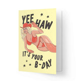 Kaart Blanche Verjaardagskaart Beyonce, Yeehaw Birthday