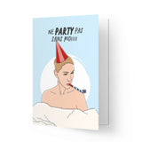 Kaart Blanche Verjaardagskaart Céline Dion, Party pas sans moi