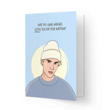 Kaart Blanche Verjaardagskaart Justin Bieber, Justin time