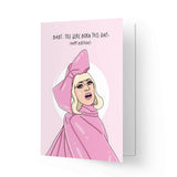 Kaart Blanche Verjaardagskaart Lady Gaga, Born this day