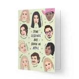 Kaart Blanche Verjaardagskaart, Legends April