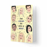 Kaart Blanche Verjaardagskaart, Legends August