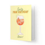 Kaart Blanche Verjaardagskaart, Spritz Birthday