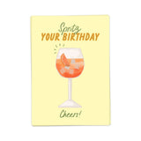 Kaart Blanche Verjaardagskaart, Spritz Birthday