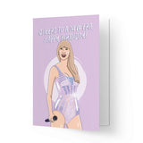 Kaart Blanche Verjaardagskaart voor een Swiftie, Birthday Era