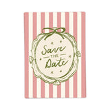 Kaart Blanche Wenskaart dubbel, Save the date