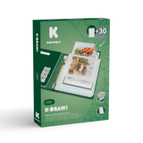 Kidywolf K-DRAW PAD Verlicht Tekentablet om over te Tekenen, Cozy