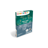 Kidywolf KIDYDRAW MINI Refill, Extra Thema Kaarten Dieren over de hele wereld & Oceanen & Piraten