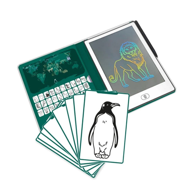 Kidywolf KIDYDRAW-MINI Tekenblok 30 Dieren over de hele wereld