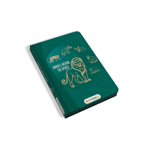 Kidywolf KIDYDRAW-MINI Tekenblok 30 Dieren over de hele wereld