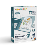 Kidywolf KIDYDRAW PAD Verlicht Tekentablet om over te Tekenen, Dieren