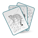 Kidywolf KIDYDRAW PAD Verlicht Tekentablet om over te Tekenen, Dieren
