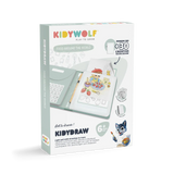 Kidywolf KIDYDRAW PAD Verlicht Tekentablet om over te Tekenen, Eten van over de hele Wereld