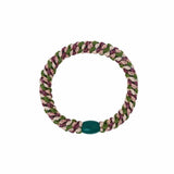 Kknekki MIX GLITTER Haarelastiek & Armbandje, Army & Grape
