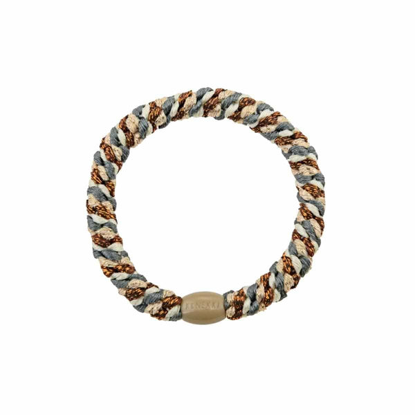 Kknekki MIX GLITTER Haarelastiek & Armbandje, Copper & Grey