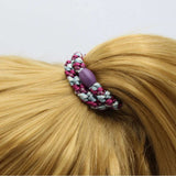 Kknekki MIX GLITTER Haarelastiek & Armbandje, Grape & Aqua