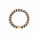 Kknekki MIX GLITTER Haarelastiek & Armbandje, Grape & Yellow