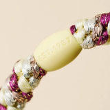 Kknekki MIX GLITTER Haarelastiek & Armbandje, Grape & Yellow