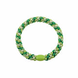 Kknekki MIX GLITTER Haarelastiek & Armbandje, Grass Green