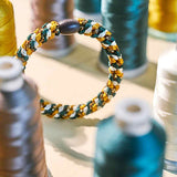 Kknekki MIX GLITTER Haarelastiek & Armbandje, Jungle & Curry