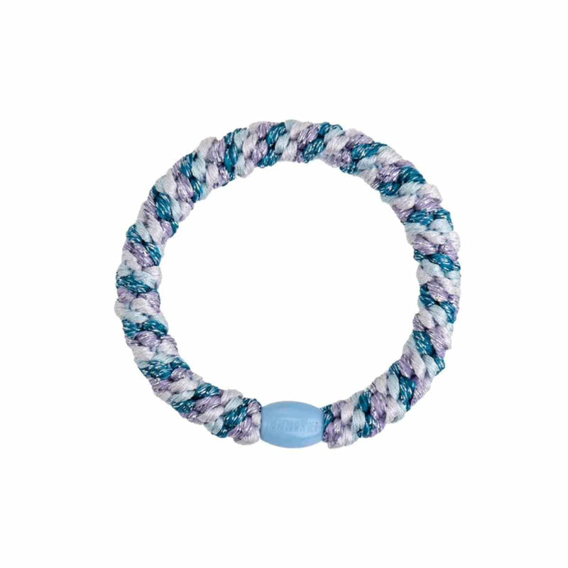 Kknekki MIX GLITTER Haarelastiek & Armbandje, Lilac & Blue