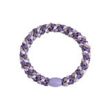 Kknekki MIX GLITTER Haarelastiek & Armbandje, Lillac