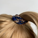 Kknekki MIX GLITTER Haarelastiek & Armbandje, Navy & Gold