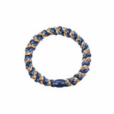 Kknekki MIX GLITTER Haarelastiek & Armbandje, Navy & Gold