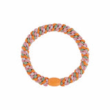 Kknekki MIX GLITTER Haarelastiek & Armbandje, Orange & Pistacio