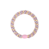 Kknekki MIX GLITTER Haarelastiek & Armbandje, Pastel Circus