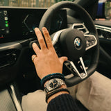 Kknekki MIX GLITTER Haarelastiek & Armbandje, Petrol