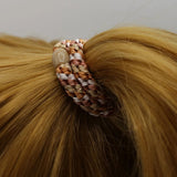 Kknekki MIX GLITTER Haarelastiek & Armbandje, Pink & Nude