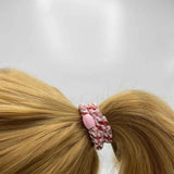 Kknekki MIX GLITTER Haarelastiek & Armbandje, Pomerant & Pink