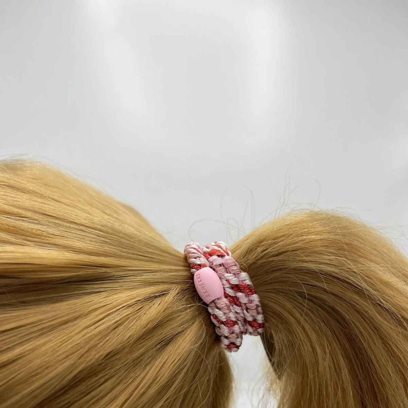 Kknekki MIX GLITTER Haarelastiek & Armbandje, Pomerant & Pink