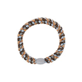 Kknekki MIX GLITTER Haarelastiek & Armbandje, Rosegold & Seablue