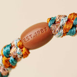 Kknekki MIX GLITTER Haarelastiek & Armbandje, Terracotta & Teal