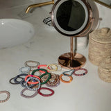 Kknekki MIX GLITTER Haarelastiek & Armbandje, Turkish Beige