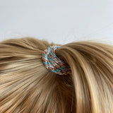 Kknekki MIX GLITTER Haarelastiek & Armbandje, Turkish Beige