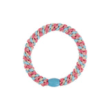 Kknekki MIX GLITTER Haarelastiek & Armbandje, Turquoise & Coral