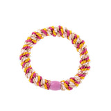 Kknekki MIX Haarelastiek & Armbandje, Orange & Pink