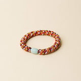 Kknekki MIX Haarelastiek & Armbandje, Tomato & Olive