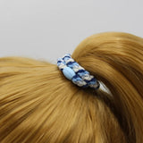 Kknekki MIX VELVET Haarelastiek & Armbandje, Blue & Silver Glitter